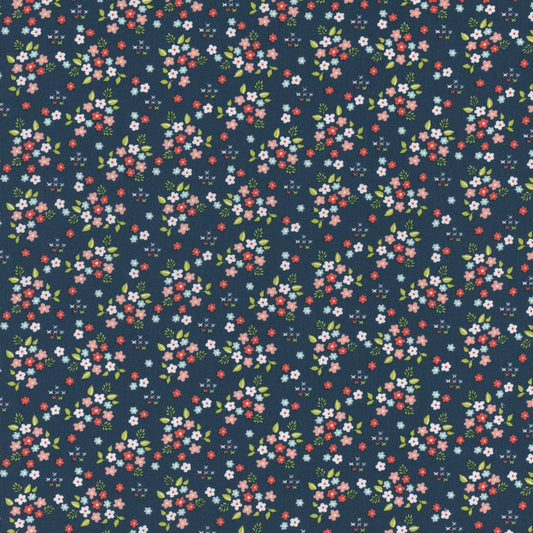 Delightfully Yours Navy Posie