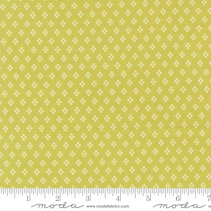 Delightfully Yours - Chartreuse Dots