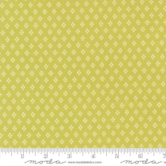 Delightfully Yours - Chartreuse Dots