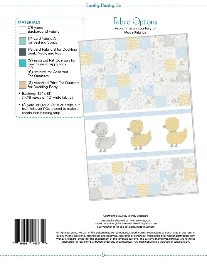 Duckling Duckling Go - Quilt Pattern