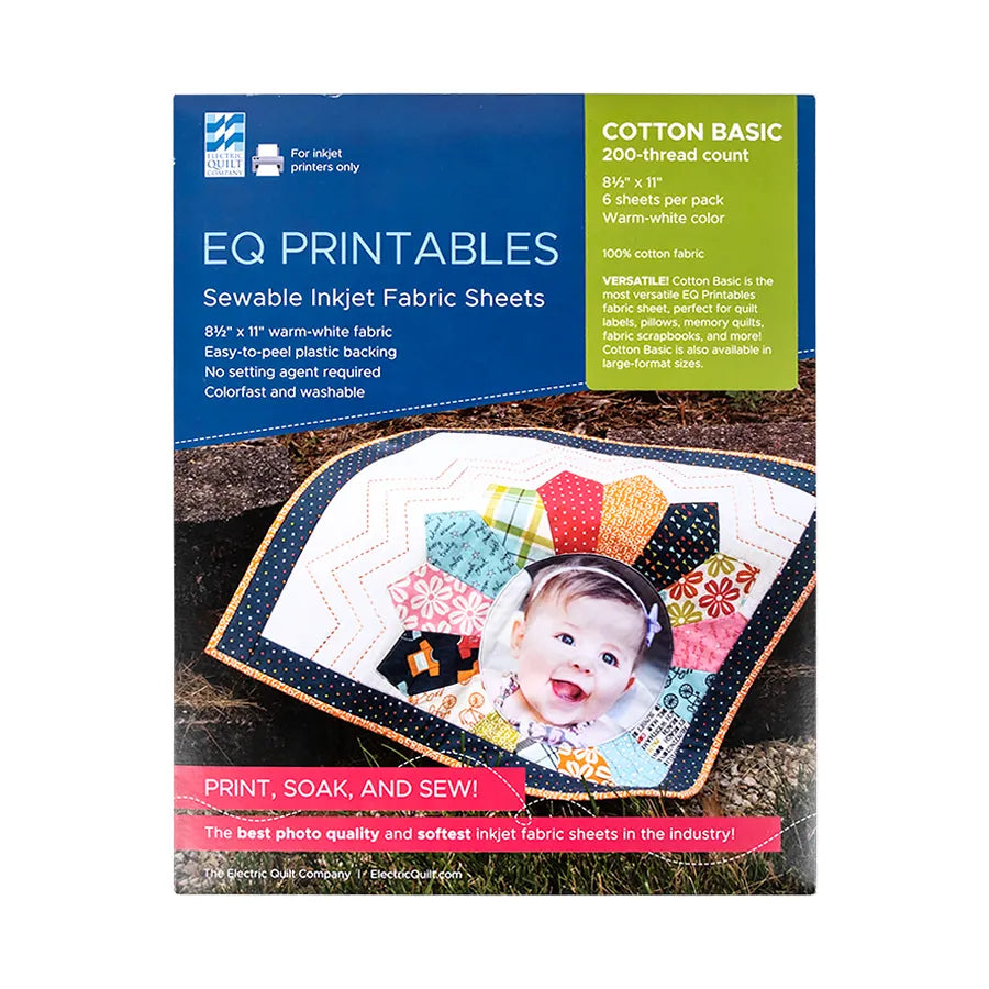 EQ Printables - Sewable Inkjet Fabric Sheets