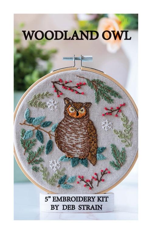 Embroidery Kit - Woodland Owl