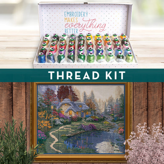 Everett's Cottage - Thomas Kinkade Thread Kit