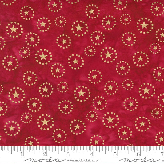 Felicity Metallic Red Batik
