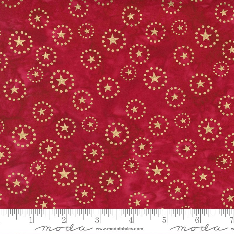 Felicity Metallic Red Batik