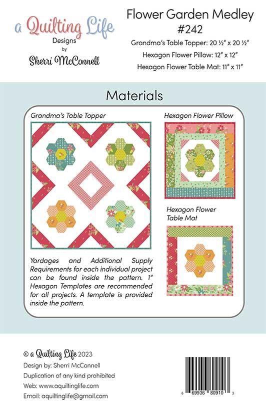 Flower Garden Medley Quilt Pattern