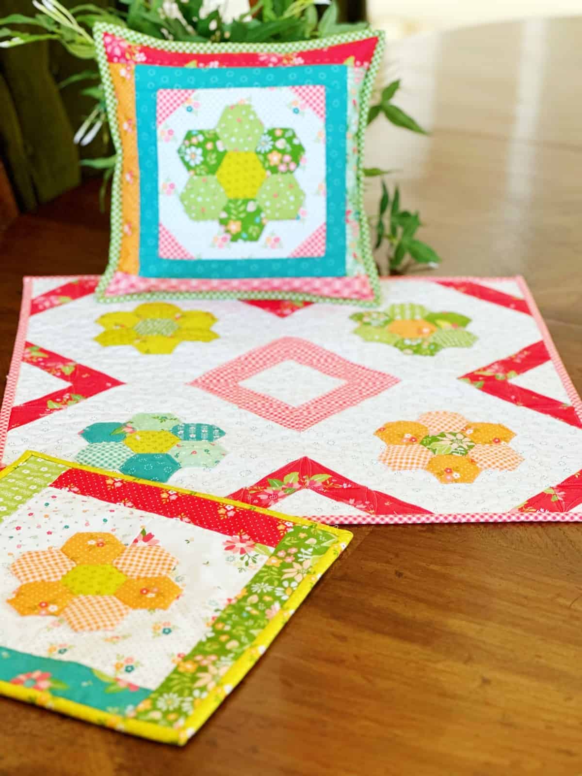 Flower Garden Medley Quilt Pattern