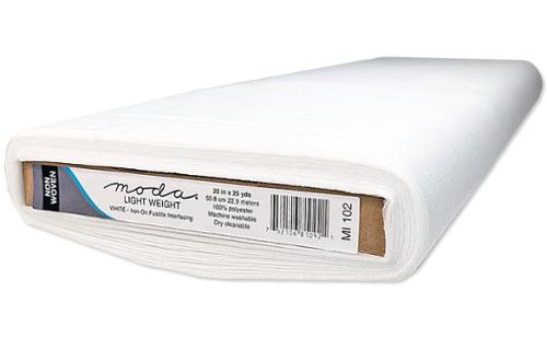Fusible Light Weight Nonwoven Interfacing - Moda