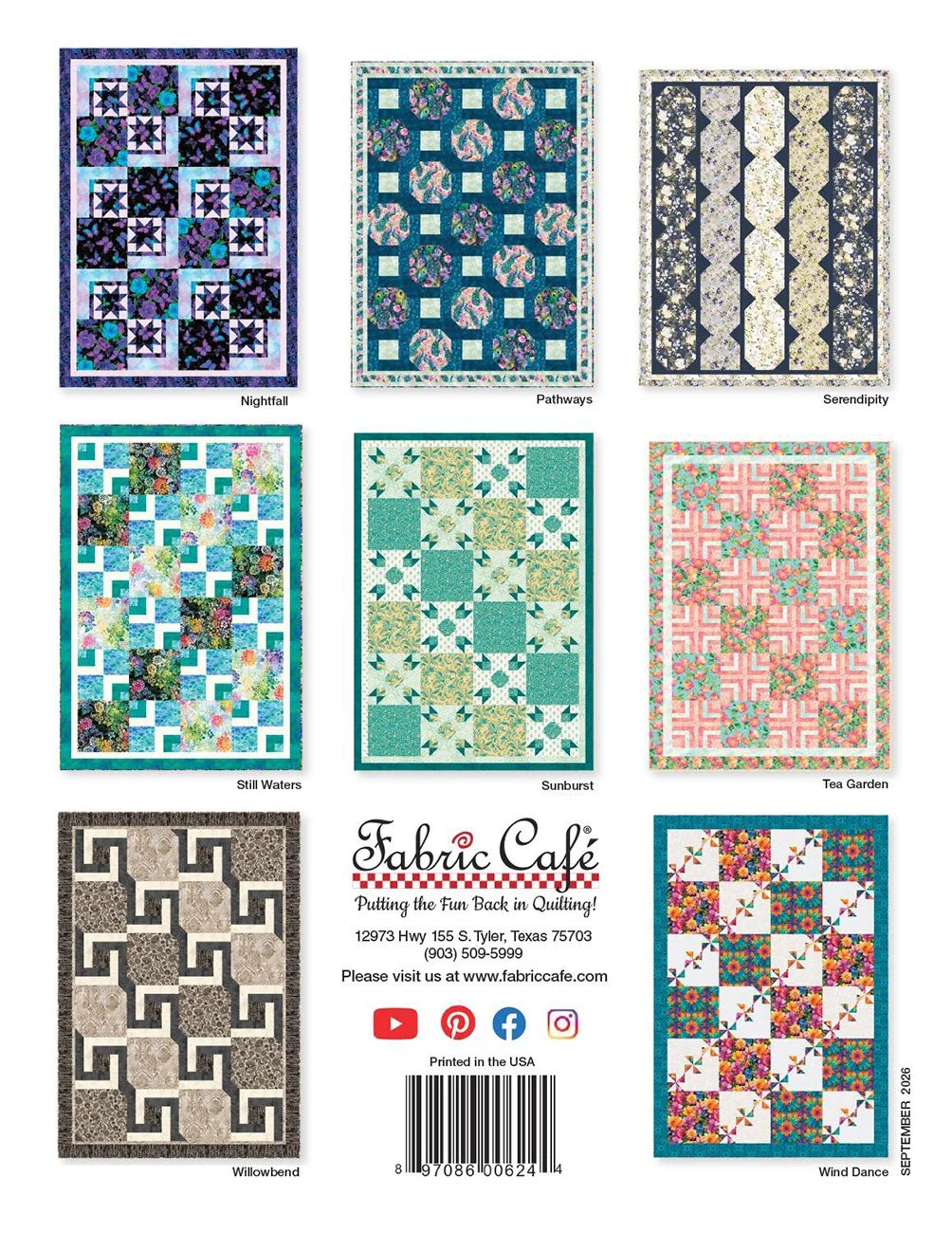 Go Big with 5-Yard Quilts by Fabric Cafe
