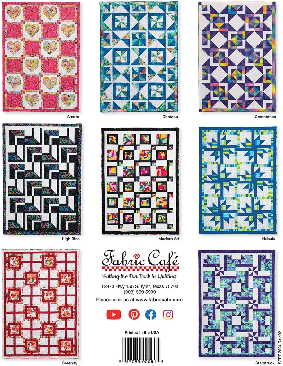 Go Bold With 3 Yard Quilts by Fabric Cafe