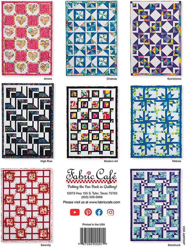 Go Bold With 3 Yard Quilts by Fabric Cafe