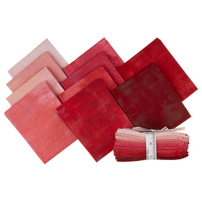 Grunge Stitch Pink - Fat Quarter Bundle