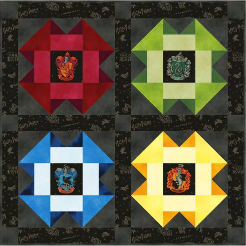 Hogwarts Houses Quilt Kit (Harry Potter)