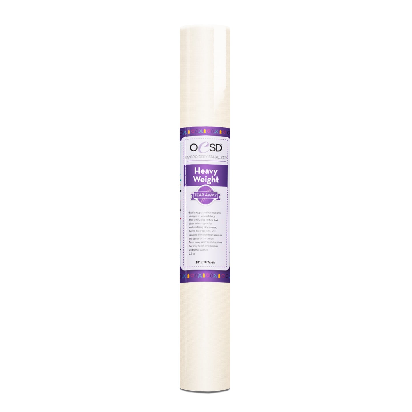 Heavy-Weight TearAway White Stabilizer