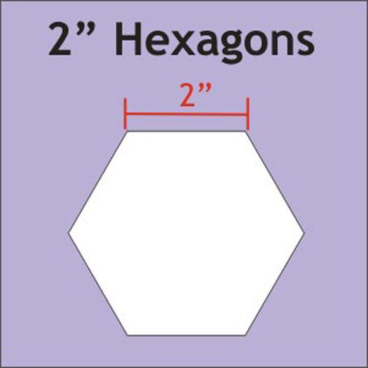 2" Hexagon Paper Pieces (for English Paper Piecing)