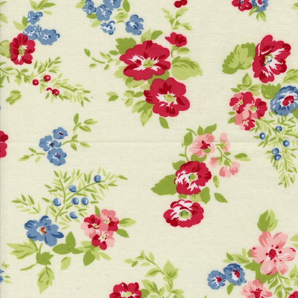 Hollyhocks and Roses ~ English Rose & Jasmine