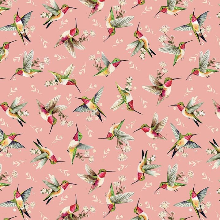 Hummingbird Toss Rose (Into the Meadow)