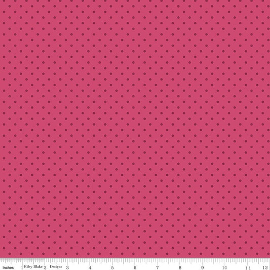 Hydrangeas in the Garden - Polka Dots Raspberry Pearl