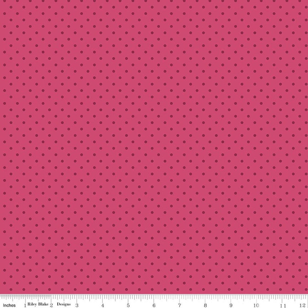 Hydrangeas in the Garden - Polka Dots Raspberry Pearl