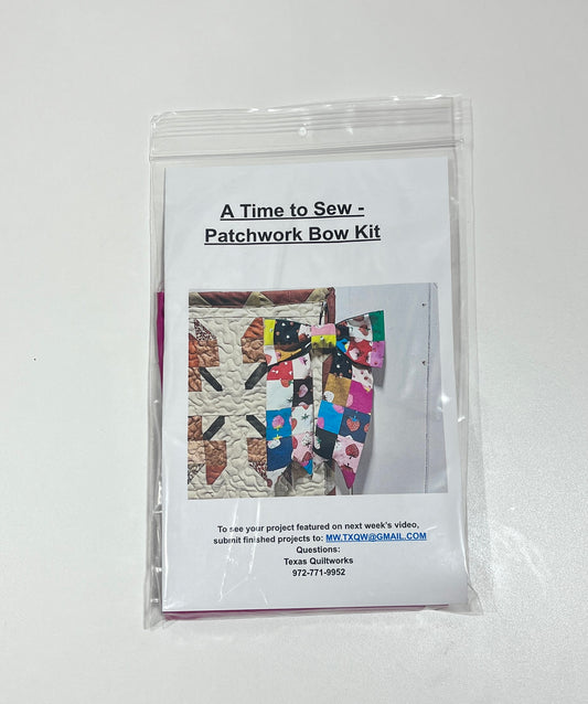 A Time to Sew - Patchwork Bow Kit