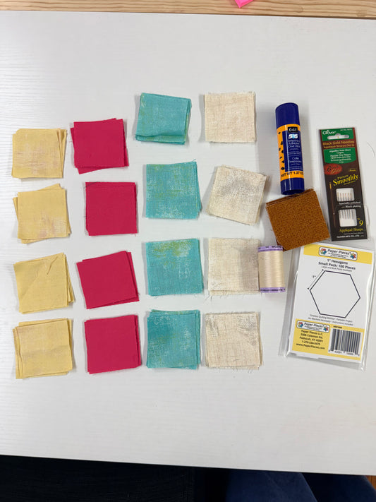 English Paper Piecing (Coastal Cottage) Starter Kit