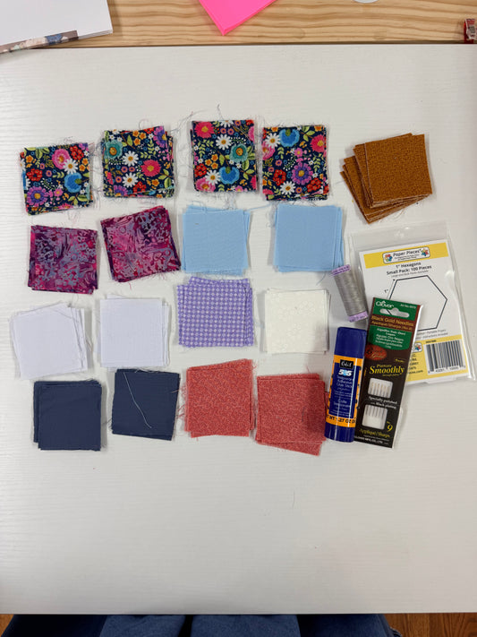 English Paper Piecing (Summer Blooms) Starter Kit