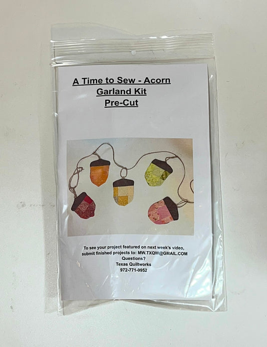 A  Time to Sew - Acorn Garland Pre-Cut Kit