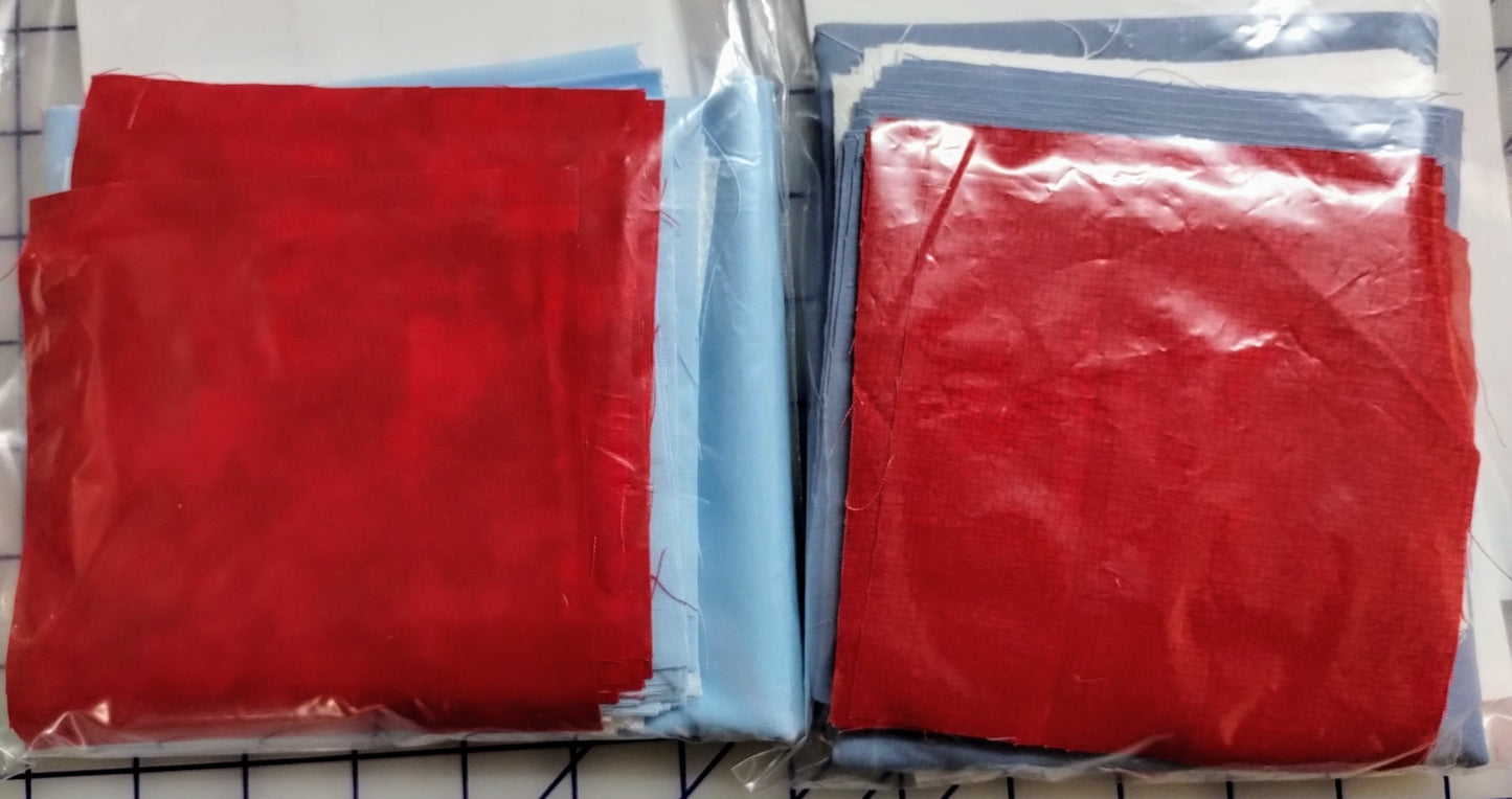Cathedral Window Quilt Block Pillow Case Kit
