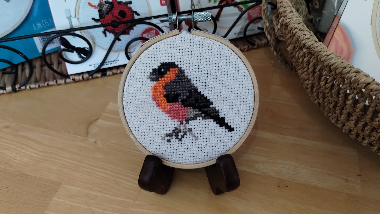 Cross Stitched Robin