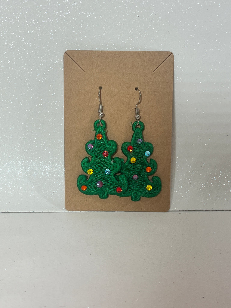 Earrings - Christmas Tree