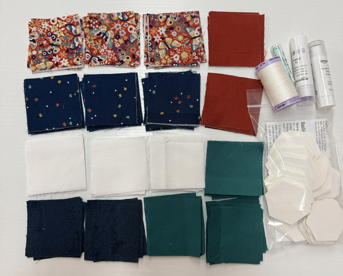 English Paper Piecing (Chill of an Early Fall) Starter Kit
