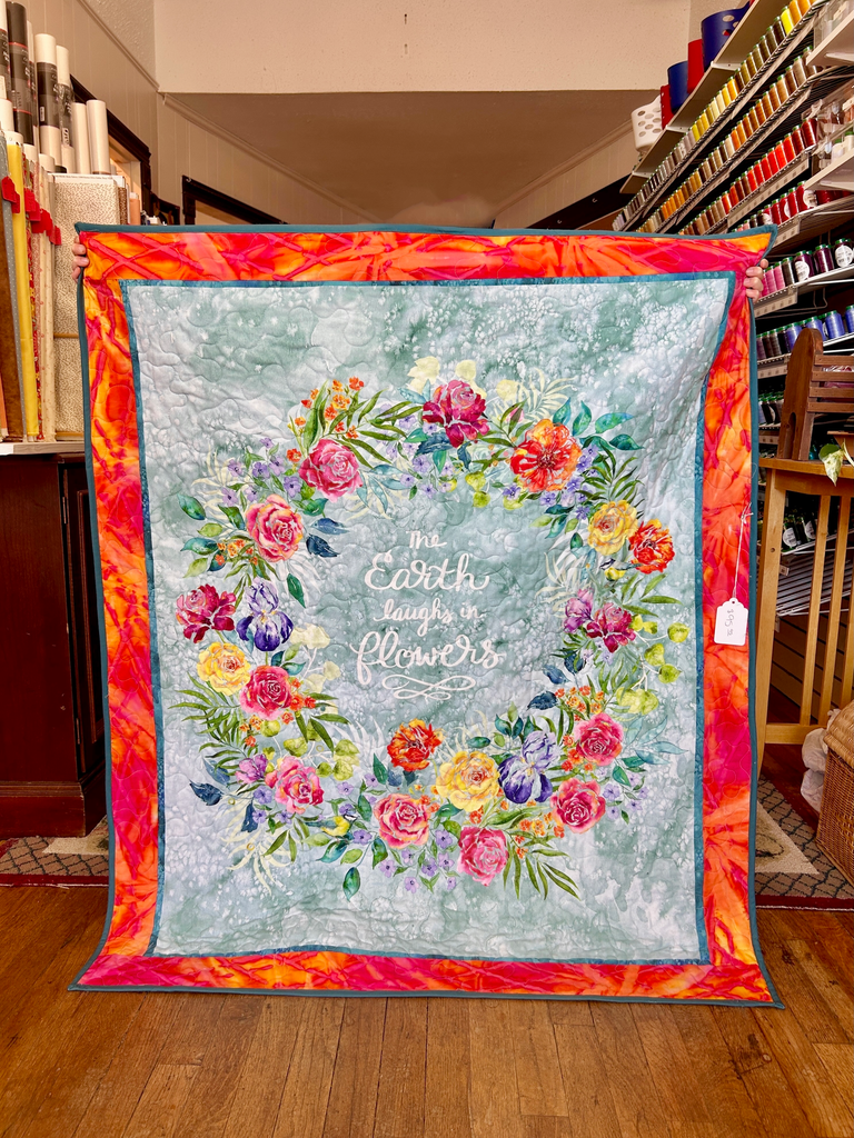 Mother's Day - 'The Earth Laughs in Flowers' Quilt