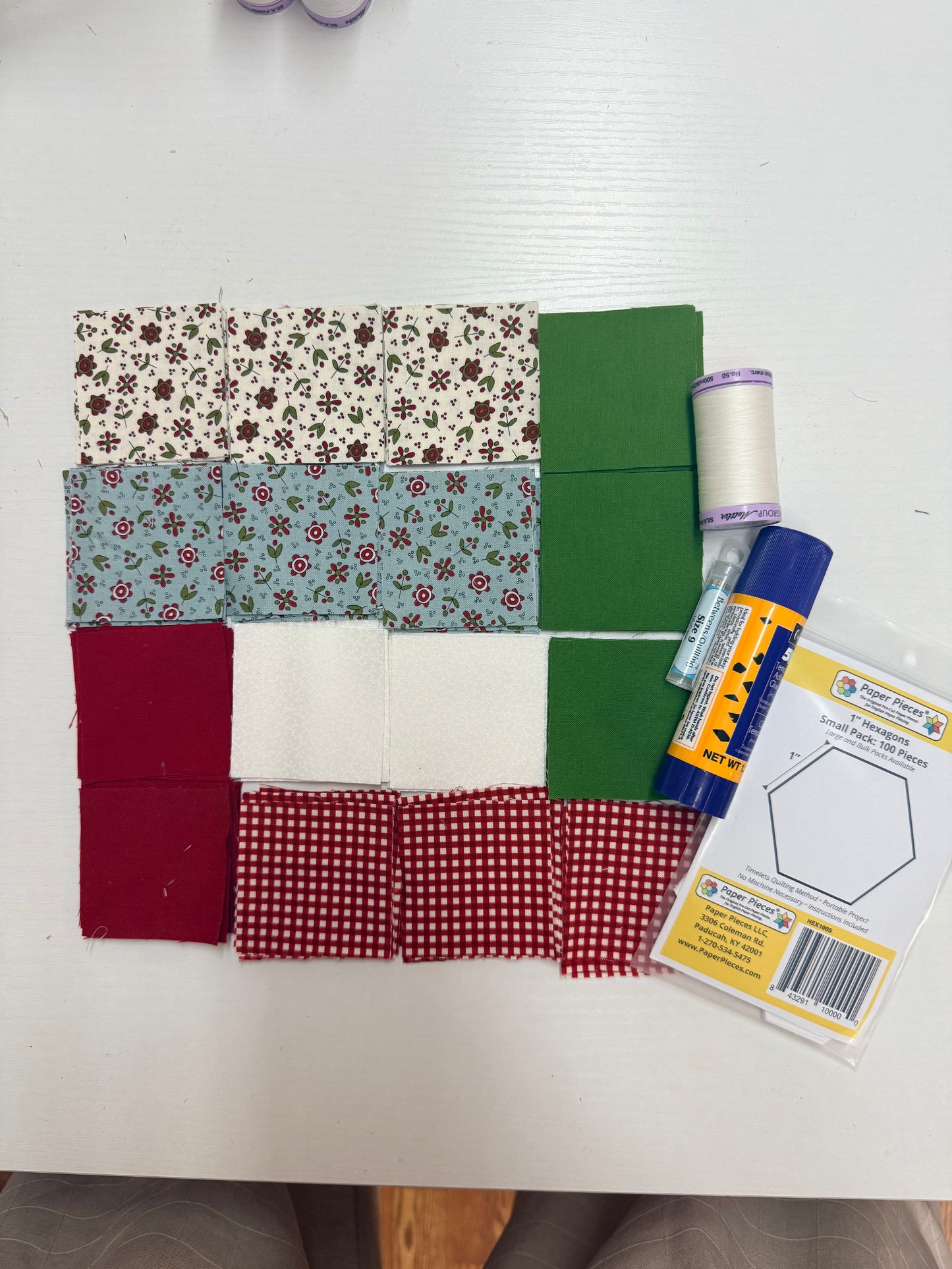 English Paper Piecing (Merry Christmas Strait to You) Starter Kit