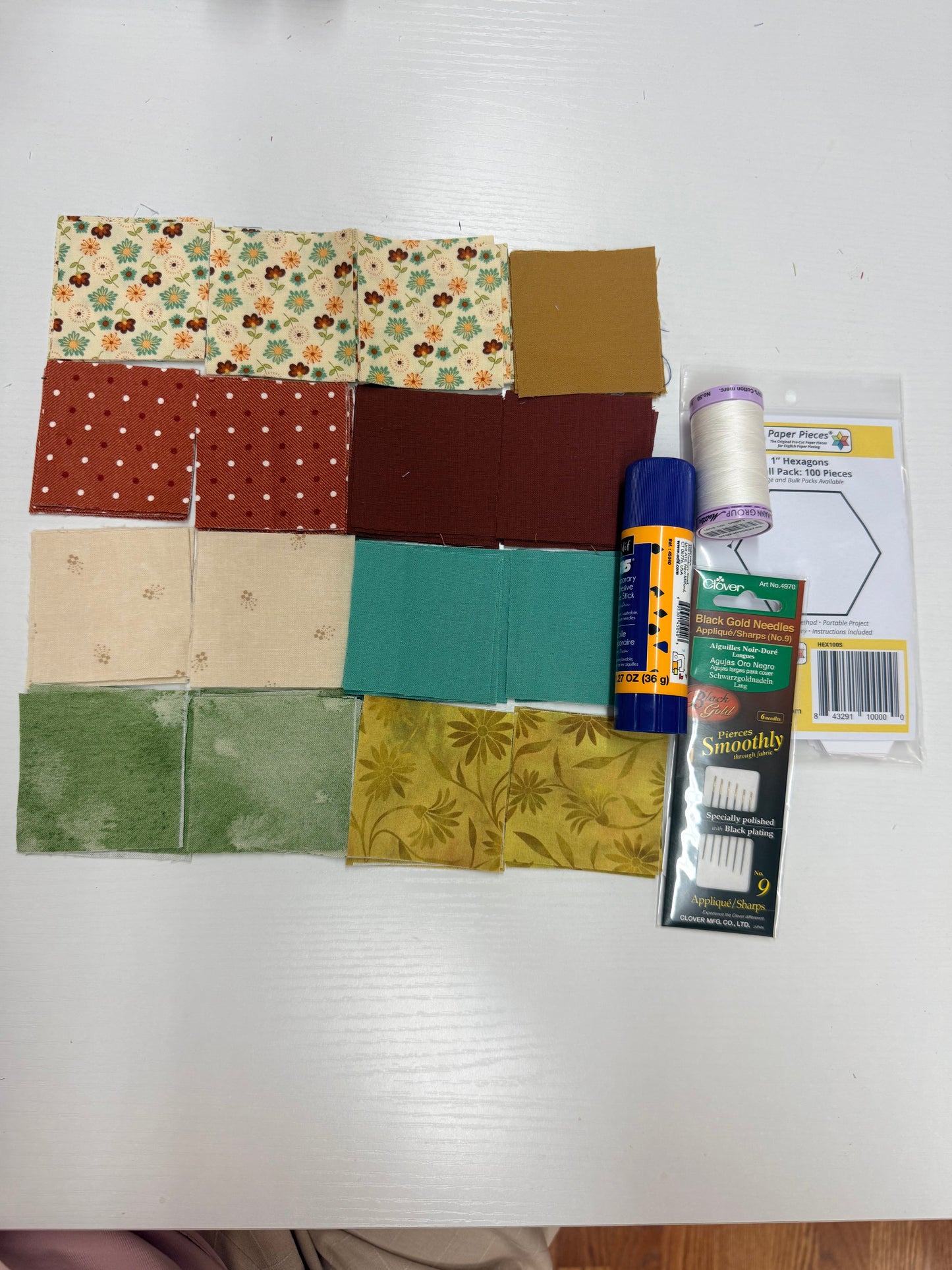 English Paper Piecing (Cozy Vibes) Starter Kit