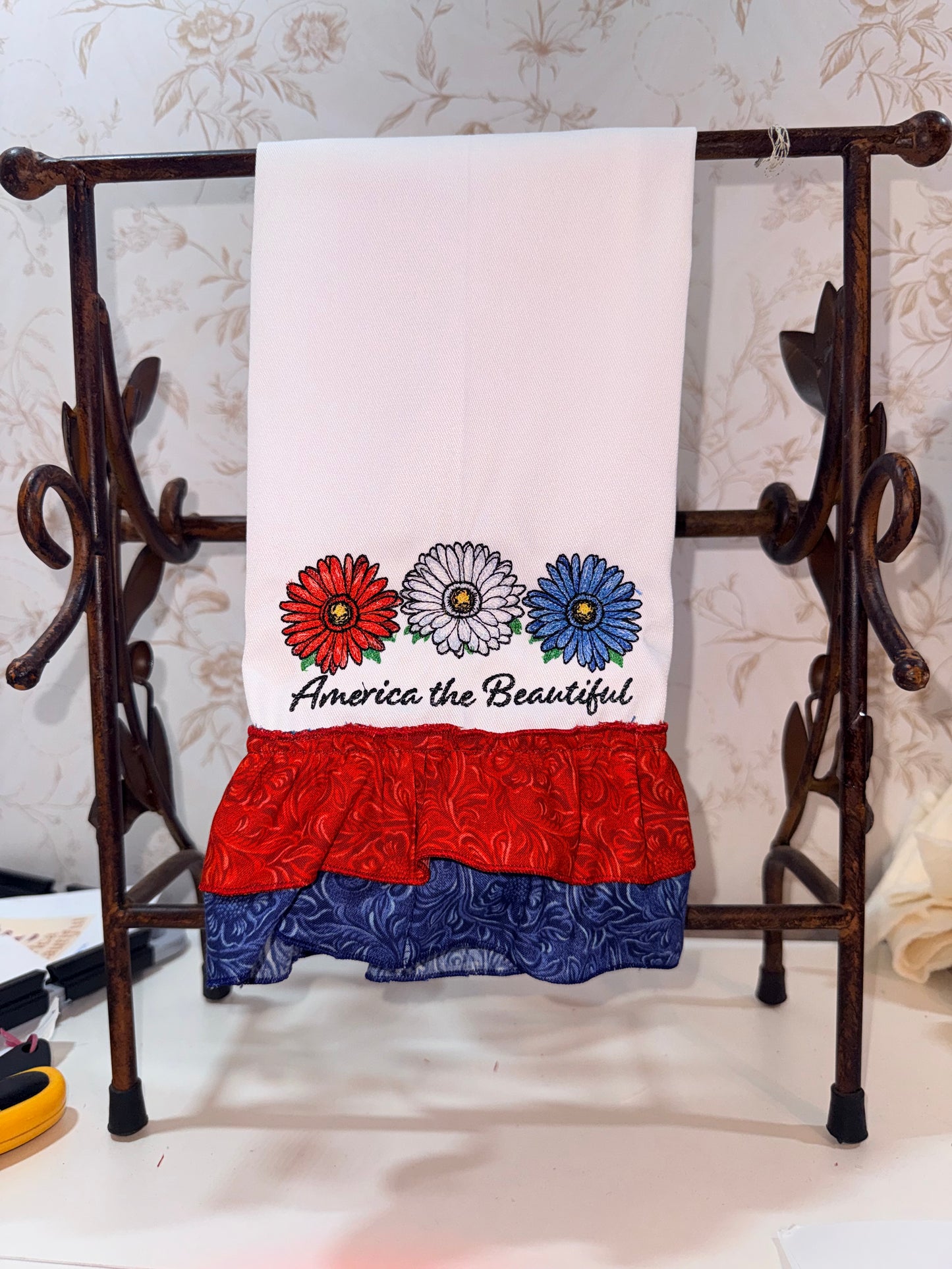 Embroidered Tea Towels