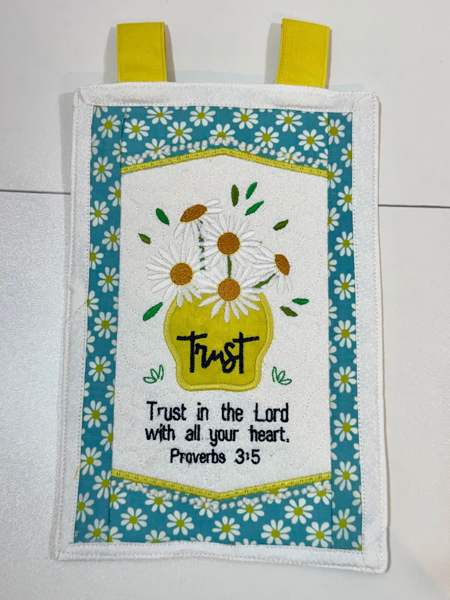 Hanging Bible Verse Quilts