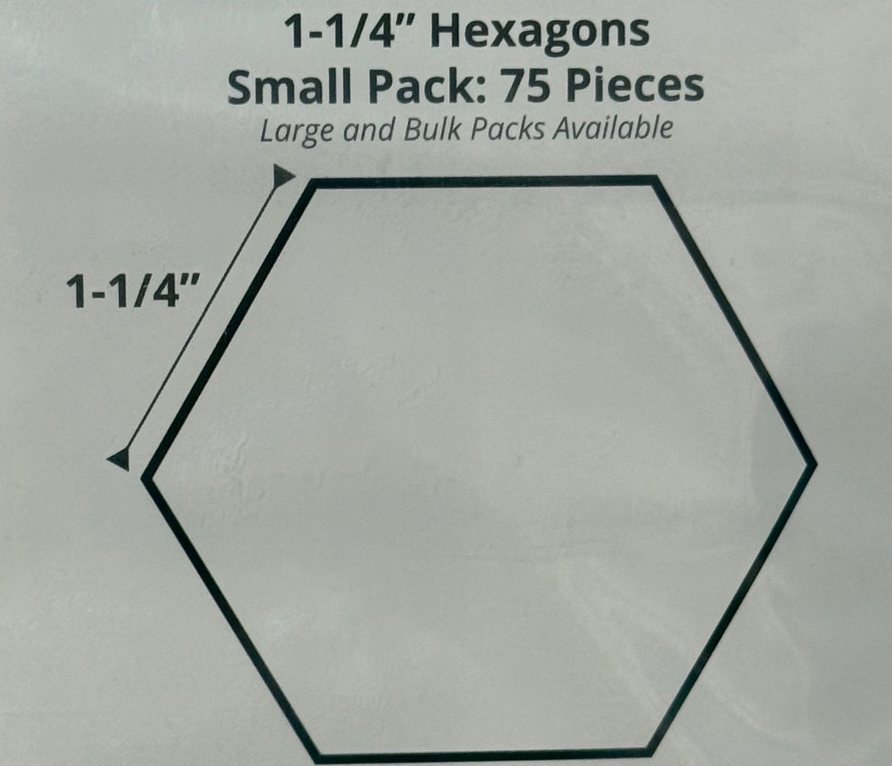 1 1/4" Hexagon Paper Pieces (for English Paper Piecing)
