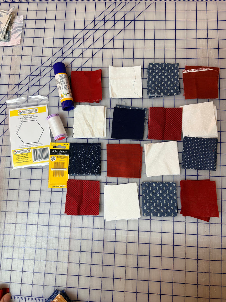 English Paper Piecing (American Colors) Starter Kit