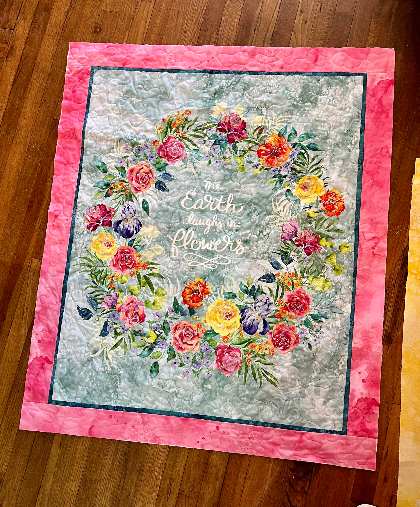 Mother's Day - 'The Earth Laughs in Flowers' Quilt