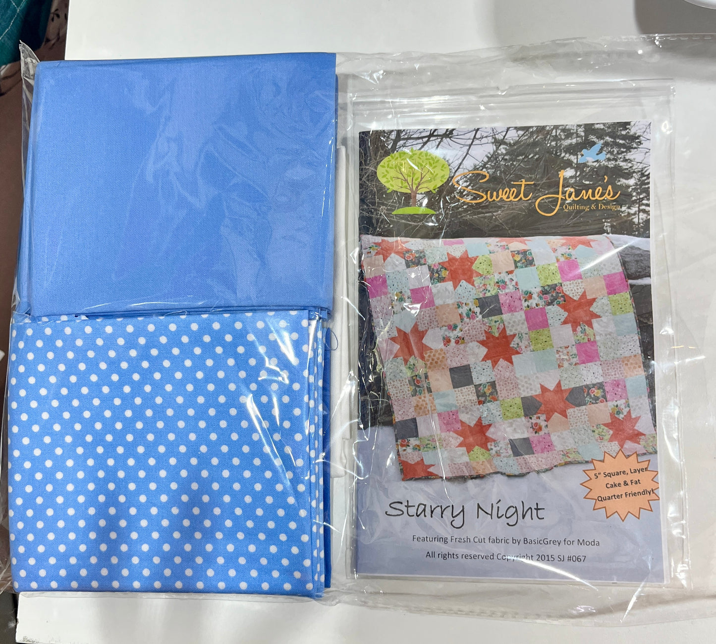 Starry Night Baby Quilt Kit