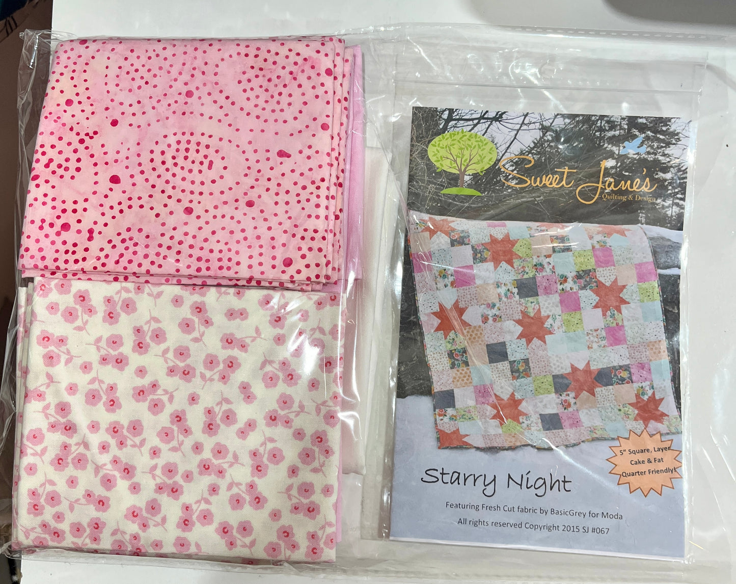 Starry Night Baby Quilt Kit