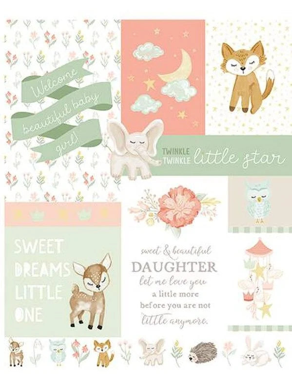 It's a Girl, It's a Boy - Double Lush Velour Panel