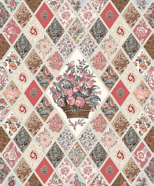 Jane Austen At Home Diamond Panel