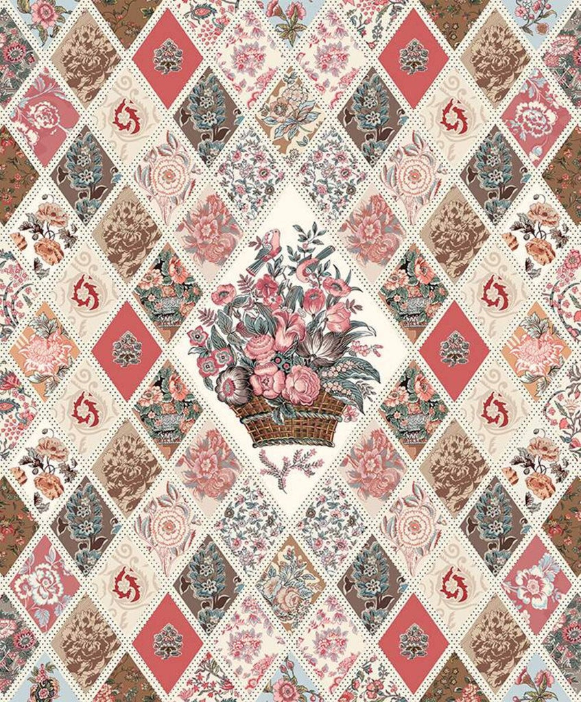 Jane Austen At Home Diamond Panel