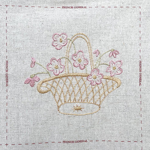 French General Redwork Hand Embroidery Kit