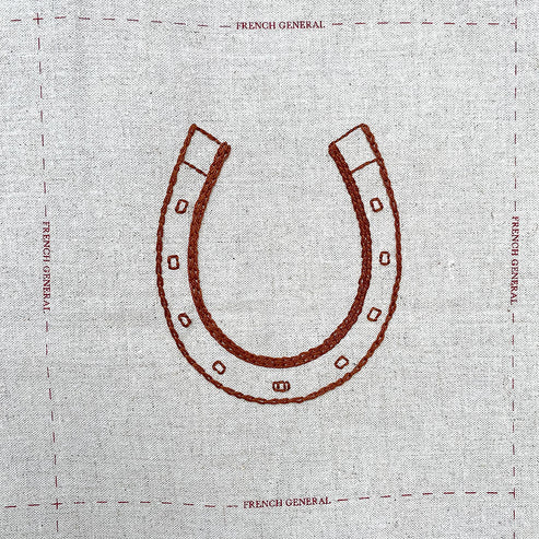 French General Redwork Hand Embroidery Kit