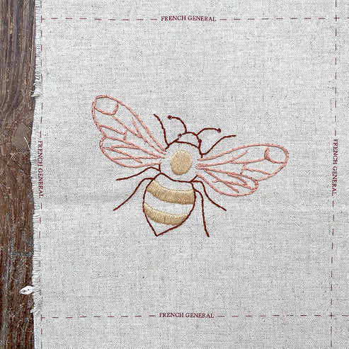 French General Redwork Hand Embroidery Kit