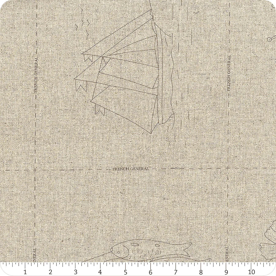 Joie De Vivre - Broderie Stone Panel - 13989 12L