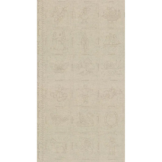 Joie De Vivre - Broderie Stone Panel