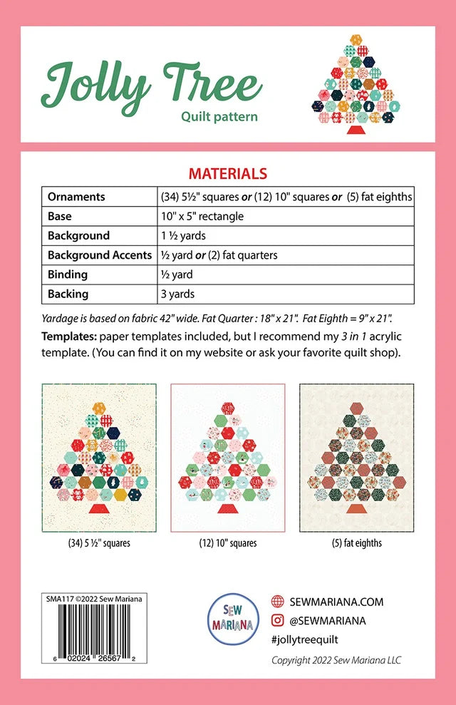 Jolly Tree Quilt Pattern